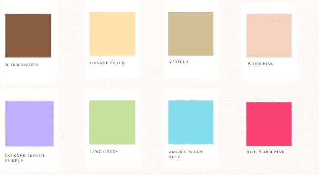 Кольоротип Весна: палітра кольорів для одягу та макіяжу, що підкреслює природну ніжність і легкість Кольоротип Весна: палітра кольорів для одягу та макіяжу, що підкреслює природну ніжність і легкість