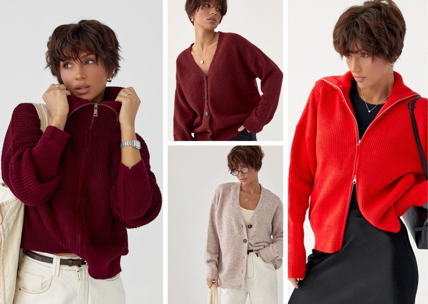 Теплі зимові образи: поради зі створення стилізацій з жіночими кофтами, светрами та туніками